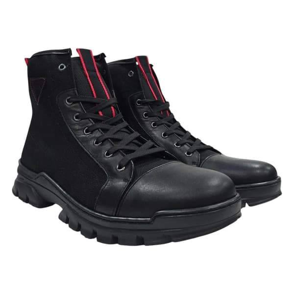 Firetrap Lucas Läderkängor för Herr 10 UK Svart Black 10 UK