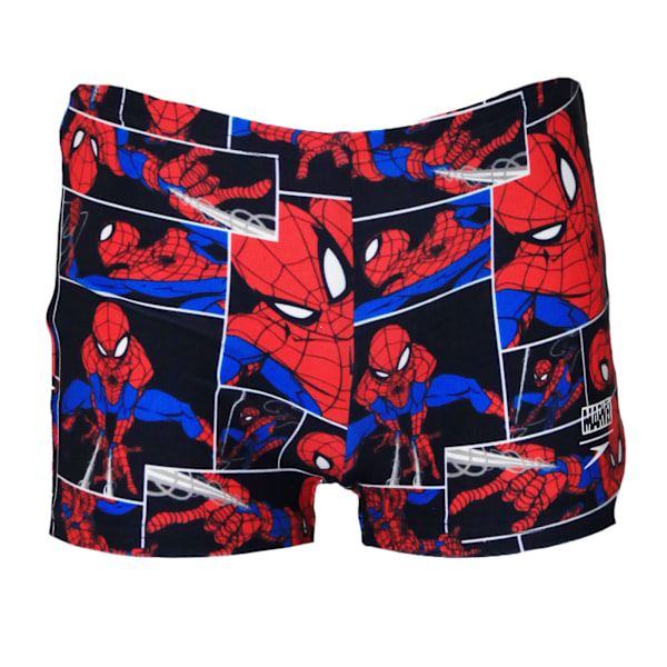 Spider-Man Boys Speedo Badbyxor 1 År Marinblå/Röd Navy/Red 1 Year