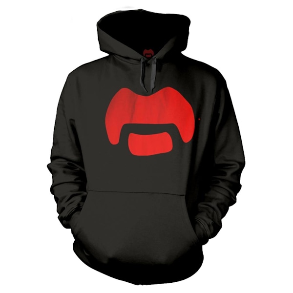 Frank Zappa Unisex Vuxen Mustasch Hoodie S Svart Black S