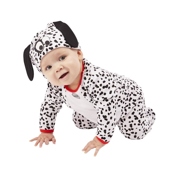 Smiffys Dalmatinerdräkt för Baby 9-12 Månader Svart/Vit Black/White 9-12 Months