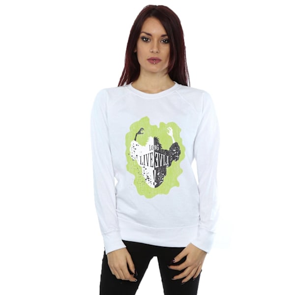 Disney Dam/Damer The Descendants Cruella Long Live Sweatshirt White XL