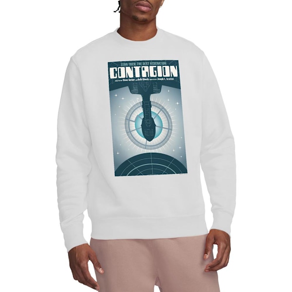 Star Trek Unisex Vuxen The Next Generation Säsong 2 Avsnitt 11 White XL