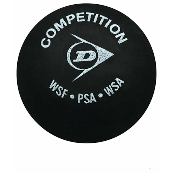 Dunlop Competition Squashbollar (3-pack) One Size Svart Black One Size