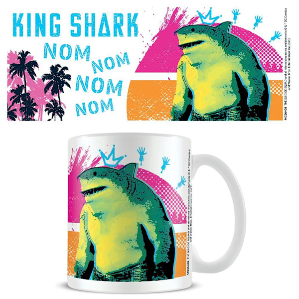Suicide Squad Nom Nom King Shark Mugg En Storlek Flerfärgad Multicoloured One Size