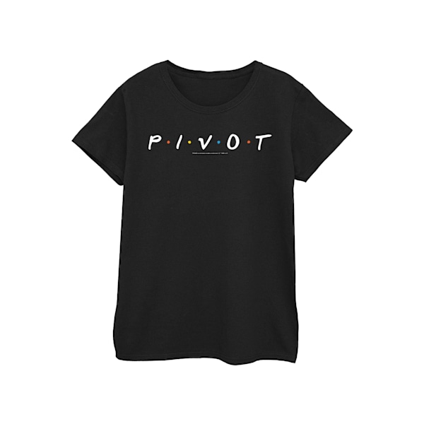 Friends Dam/Damer Pivot Logo Bomull T-shirt S Svart Black S