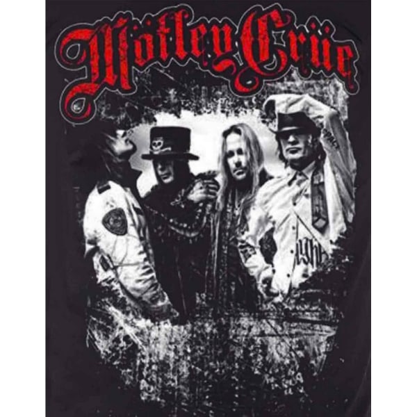 Motley Crue Unisex Adult Greatest Hits Group Shot T-Shirt XXL B Black XXL
