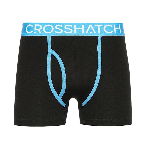 Crosshatch Herr Trioglow Boxer Shorts (3-pack) XL Svart Black XL