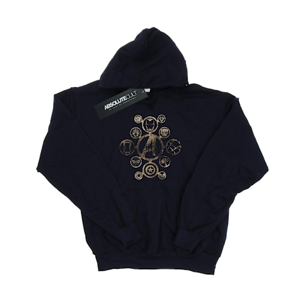 Marvel Boys Avengers Infinity War Icons Hoodie 9-11 år Marinblå Navy Blue 9-11 Years