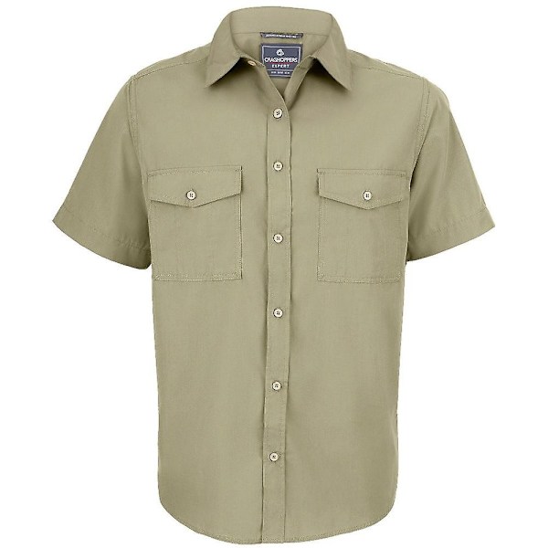 Craghoppers Mens Expert Kiwi Kortärmad Skjorta XXL Pebble Pebble XXL