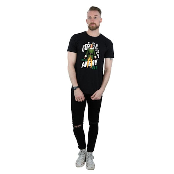 Elf Herr Angry Elf T-shirt L Svart Black L
