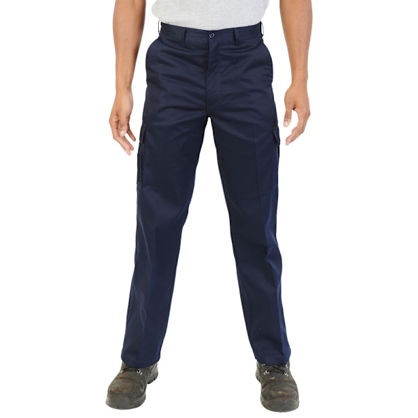 Absolute Apparel Mens Combat Workwear Trouser 52 inches Navy Navy 52 inches