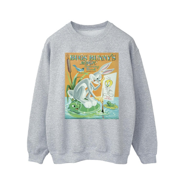 Looney Tunes Herr Bugs Bunny Målarbok Sweatshirt 3XL Sportgrå Sports Grey 3XL