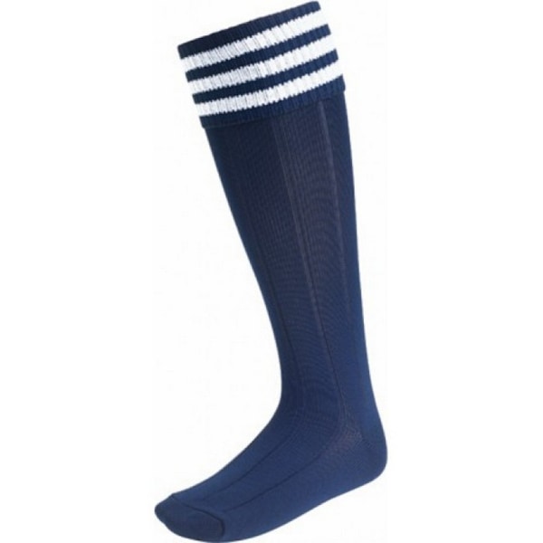 Euro Barn/Barn Stripe Detalj Fotbollstrumpor 3 UK-6 UK Marinblå Navy/White 3 UK-6 UK