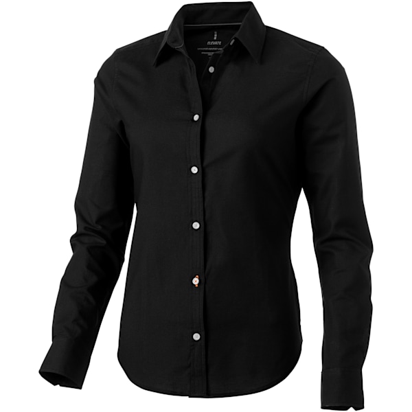 Elevate Vaillant Långärmad Damskjorta L Solid Black Solid Black L