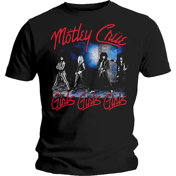 Motley Crue Unisex Adult Smokey Street T-Shirt XL Svart Black XL