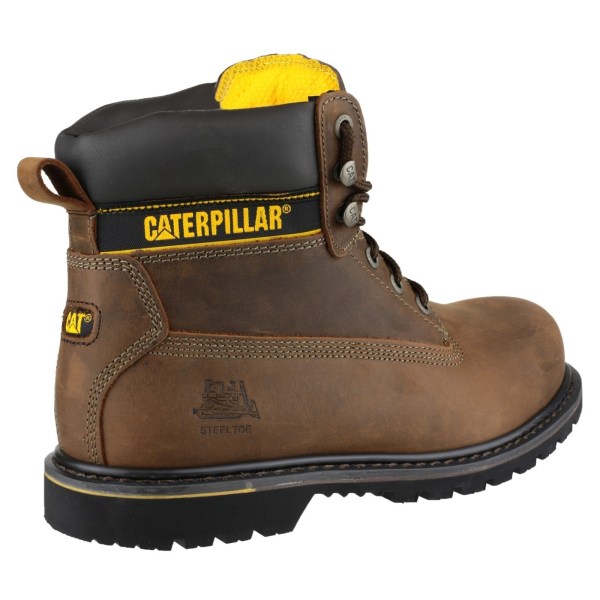 Caterpillar Holton SB Safety Boot / Herrstövlar / Boots Safety 8 Brown 8 UK