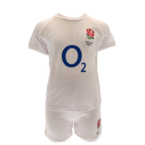 England RFU Baby Home Kit T-Shirt & Shorts Set 18-23 Månader Vit White 18-23 Months