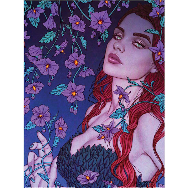 DC Comics Eyes Poison Ivy Print 40cm x 30cm Multifärgad Multicoloured 40cm x 30cm