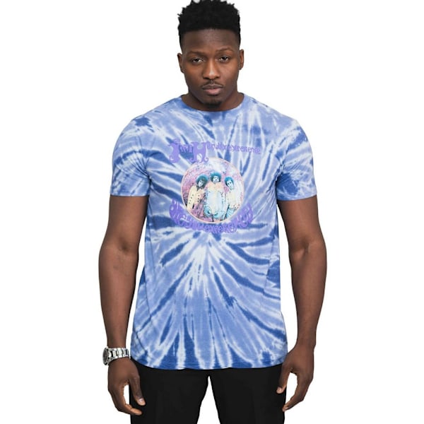 Jimi Hendrix Unisex Adult Are You Experienced Tie Dye T-Shirt S Purple S