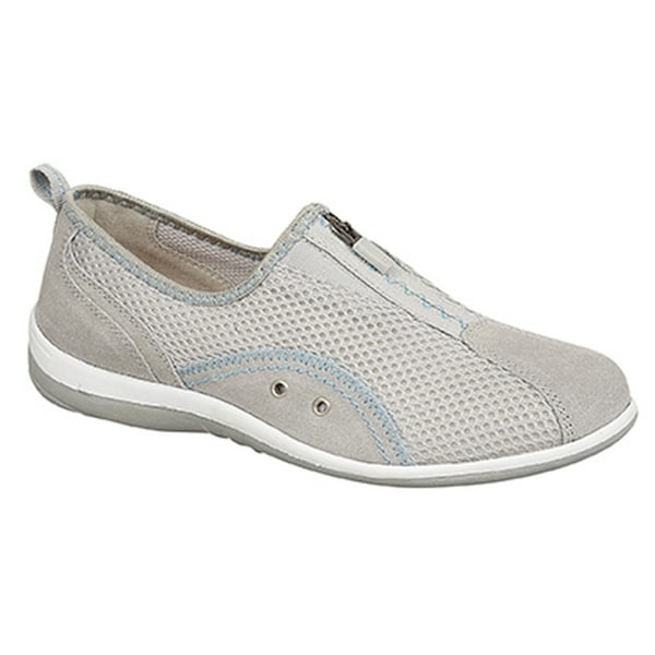 Boulevard Dam/Dam Zip Elastisk Gusset Fritidsskor 7 UK G Grey 7 UK