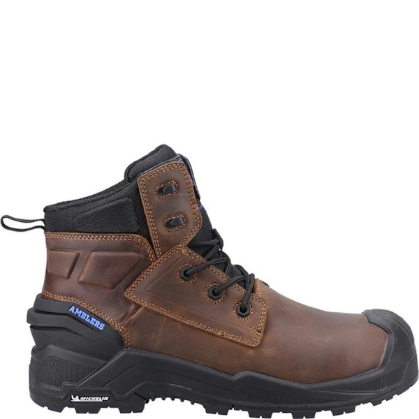 Amblers Mens AS980C Crusader Grain Leather Safety Boots 7 UK Br Brown 7 UK