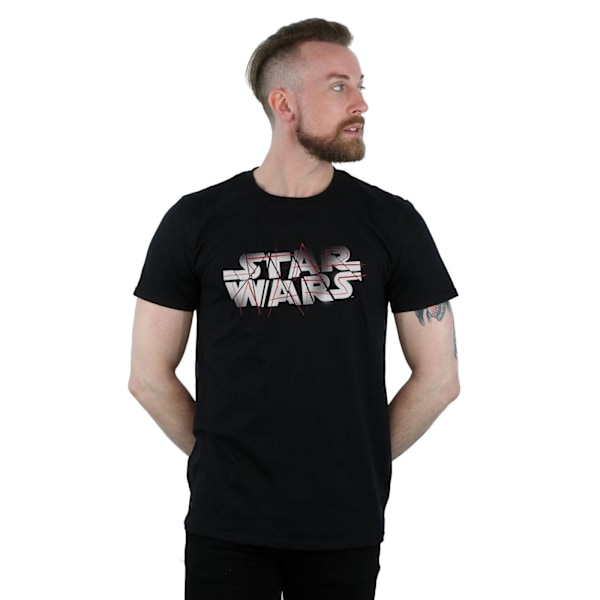 Star Wars The Last Jedi Spray Logo T-shirt S Svart Black S