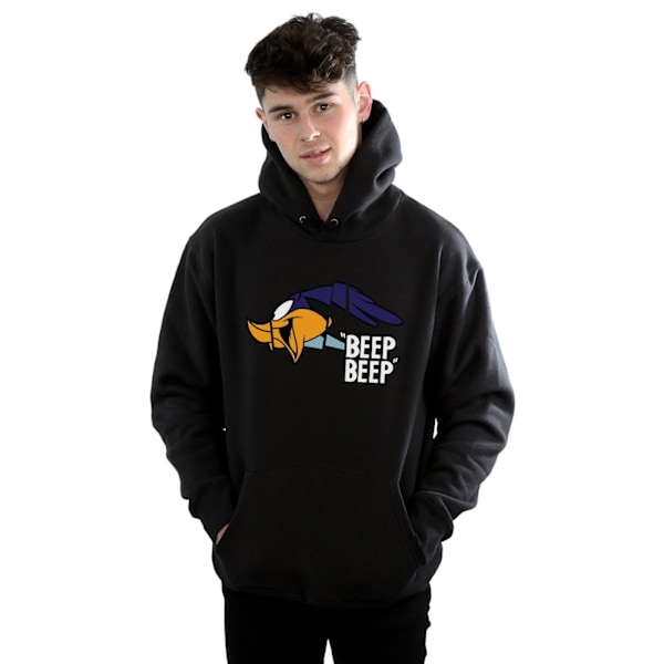 Looney Tunes Mens Road Runner Beep Beep Hoodie S Svart Black S