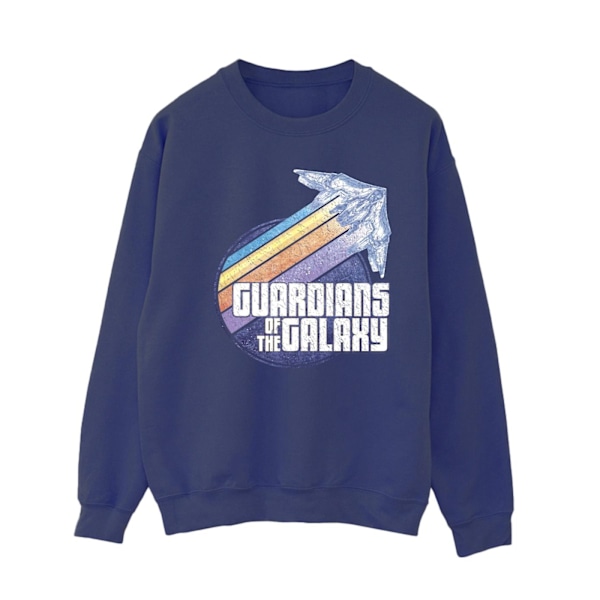 Guardians Of The Galaxy Dam/Kvinnor Badge Rocket Sweatshirt M Navy Blue M