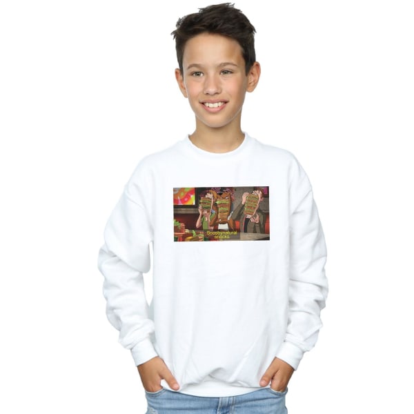 Scoobynatural Boys Supernatural Snacks Sweatshirt 9-11 år Vit White 9-11 Years