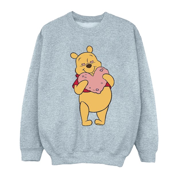Disney Girls Winnie The Pooh Heart Eyes Sweatshirt 5-6 år Sp Sports Grey 5-6 Years