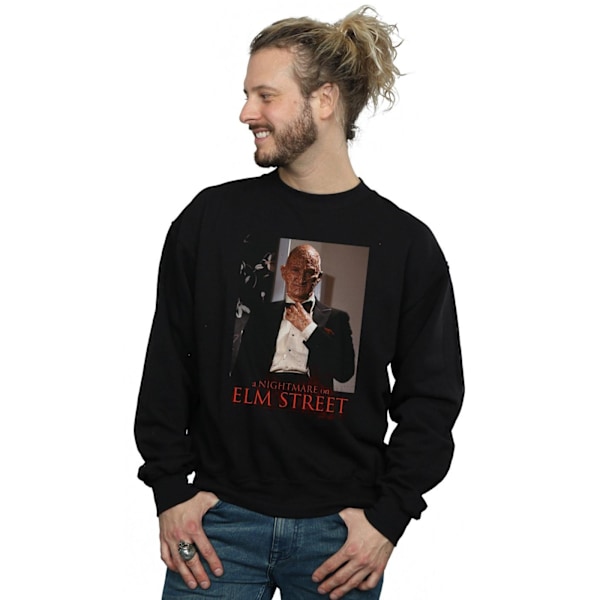 A Nightmare On Elm Street Herr Freddy Smoking Tuxedo Sweatshirt 4XL Svart Black 4XL