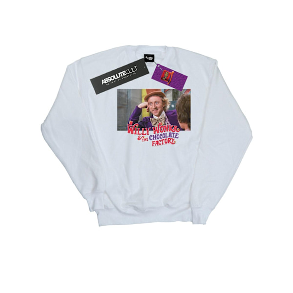 Willy Wonka And The Chocolate Factory Dam/Damer Condescending Wonka Sweatshirt M Vit White M