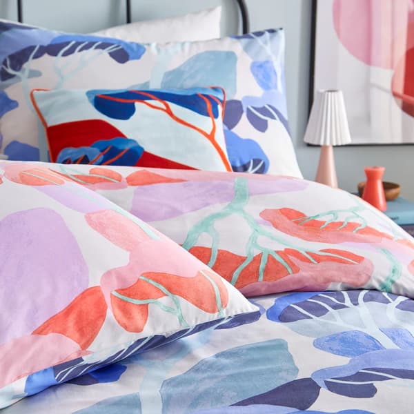 Furn D´Azure Abstrakt Påslakanset Dubbel Multifärgad Multicoloured Double