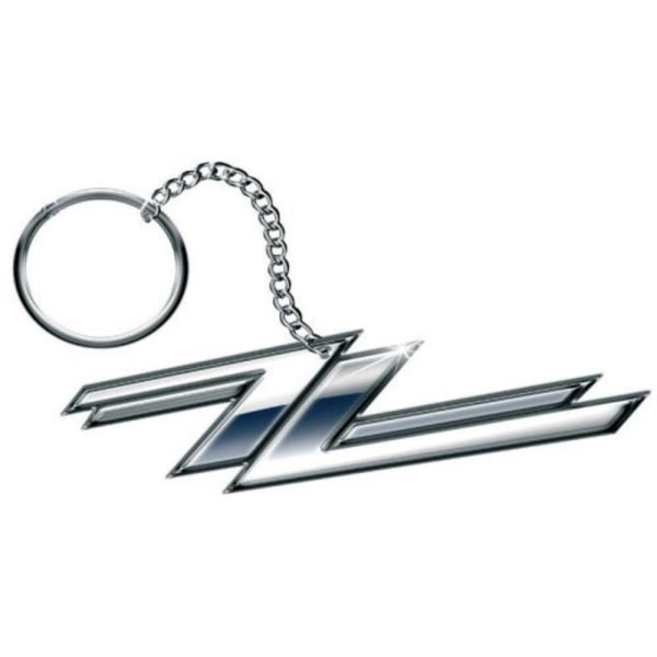 ZZ Top Twin Zees Logo Nyckelring One Size Silver Silver One Size