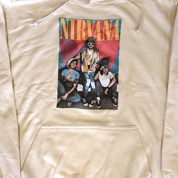 Nirvana Unisex Vuxen Trapper Hat Logo Hoodie L Sand Sand L