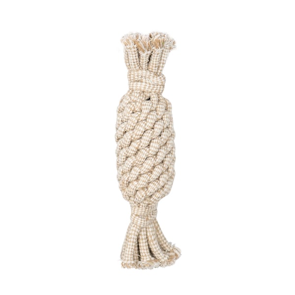 Benji & Flo Ananas Eco Friendly Rep Hund Leksak One Size Natura Natural One Size