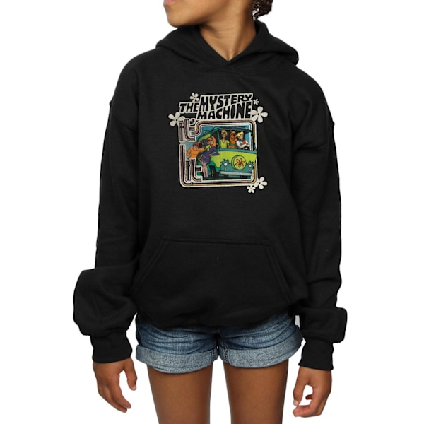 Scooby Doo Flickor Mystery Machine Hoodie 9-11 År Svart Black 9-11 Years