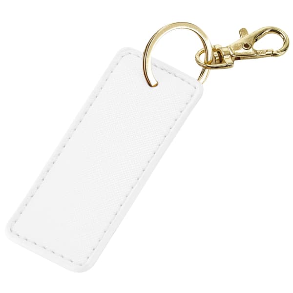 Bagbase Boutique Läderlook PU Nyckelklämma One Size Mjuk Vit Soft White One Size