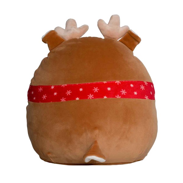 Mumbles Squidgy Deer Jul Plyschleksak En Storlek Mellanbrun Mid Brown One Size