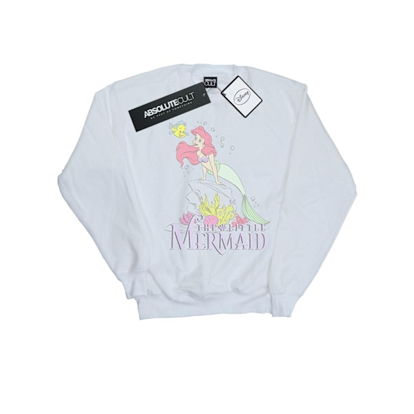 Disney The Little Mermaid Faded Nostalgia Sweatshirt XXL W White XXL