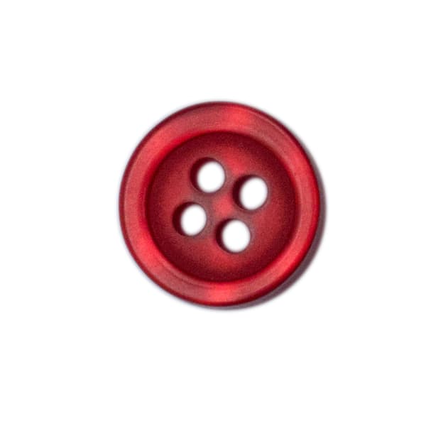 Printer 4-håls knappar (10-pack) One Size Röd Red One Size