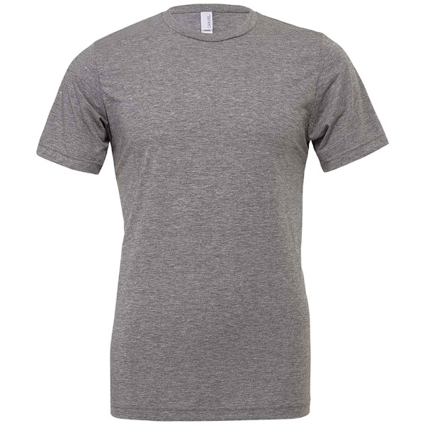 Bella + Canvas Unisex Tri-Blend T-shirt för Vuxna XXL Grå Grey XXL