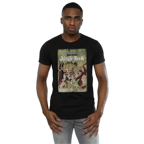 Djungelboken Herr Poster Bomull T-shirt L Svart Black L