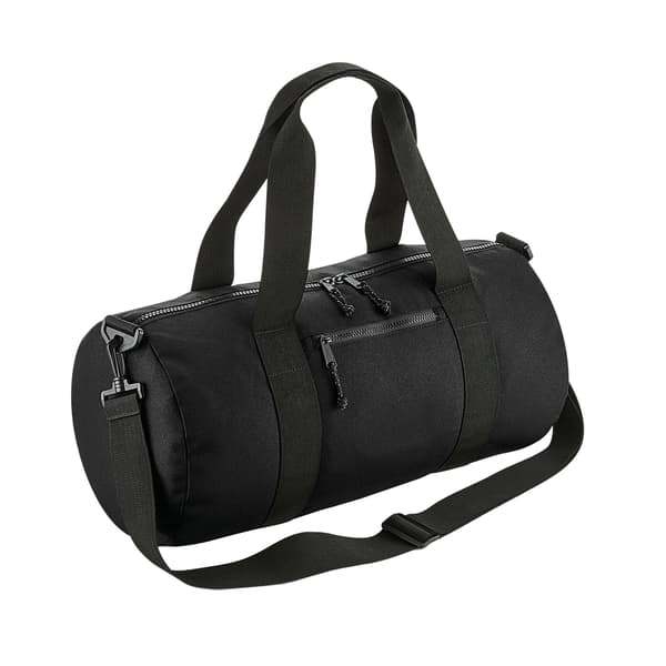 Bagbase Recycled Duffle Bag One Size Black Black One Size