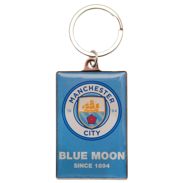 Manchester City FC Deluxe nyckelring One Size Blå Blue One Size