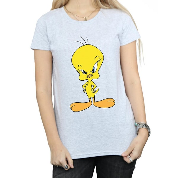 Looney Tunes Dam/Damer Angry Tweety T-shirt XL Sports Grey Sports Grey XL