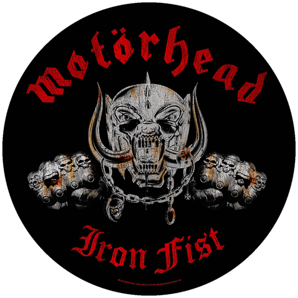 Motorhead Iron Fist 2010 Patch One Size Svart/Röd/Grå Black/Red/Grey One Size