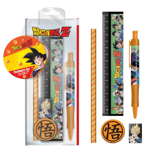 Dragon Ball Z-figurer Brevpapper Set En Storlek Flerfärgad Multicoloured One Size