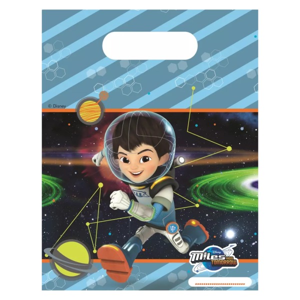 Miles From Tomorrowland Outer Space Partyväskor (paket med 6) En Multicoloured One Size