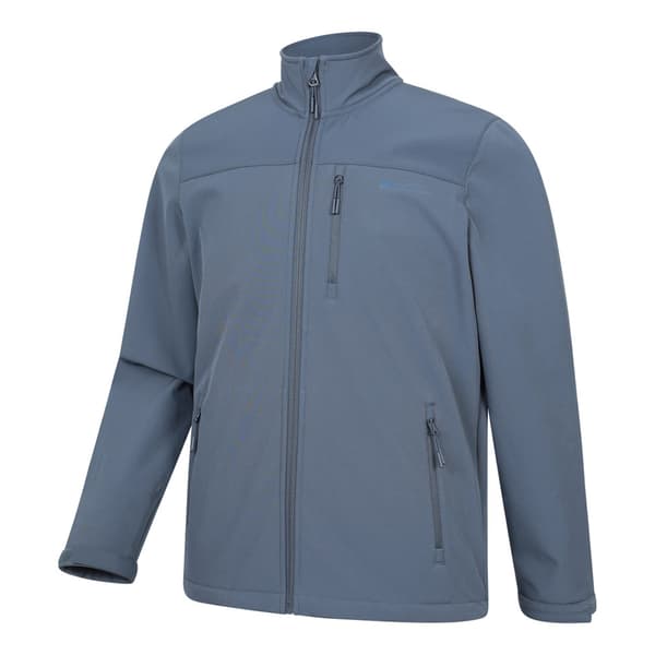 Mountain Warehouse Herr Grasmere Vattentålig Softshelljacka Blue M